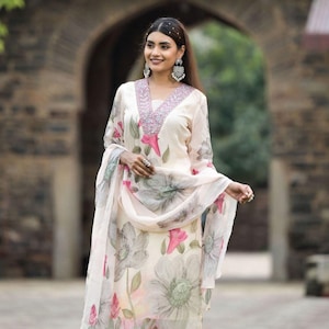 Pakistani Designer Chinon Silk fully embroidered Sequence Work Readymade Salwar Kameez Stitched Wedding Wear Suits