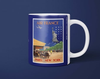 Air France Legend Paris Mug - New York, Champs Elysées