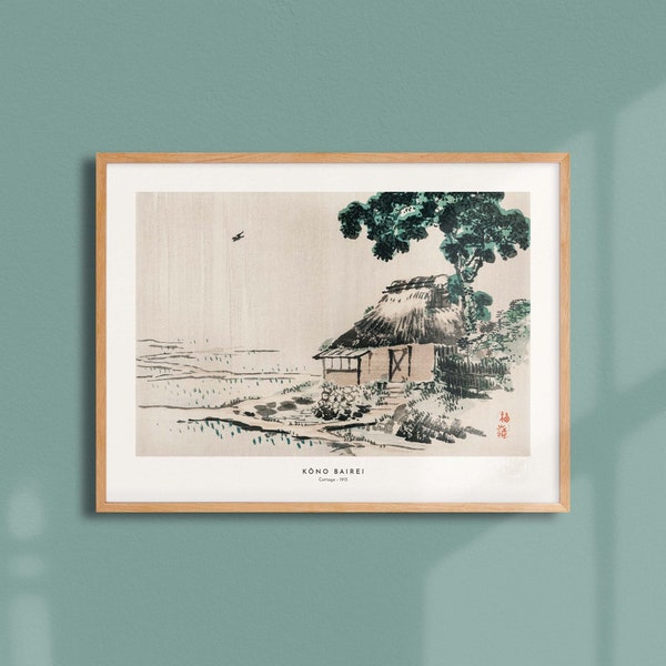 Estampe japonaise  - Cottage