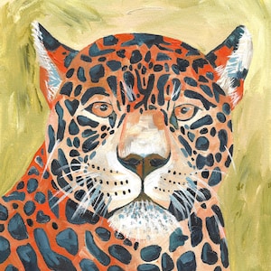 Original JAGUAR Painting - Automatic Download by Rachael Robertson