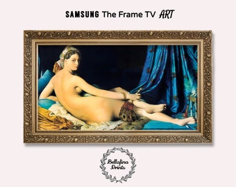 Samsung The Frame Digital Download art, Jean-Auguste-Dominique Ingres - Grande Odalisque, Digital art for Frame TV, Gift for art lover