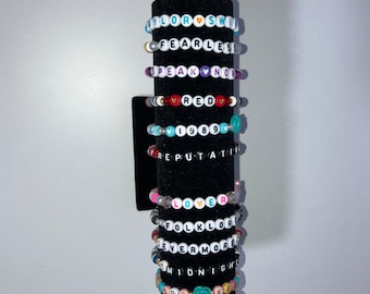 Taylor Swift Album Friendship Bracelet Set – Deluxe Swiftie Stackable Bracelets