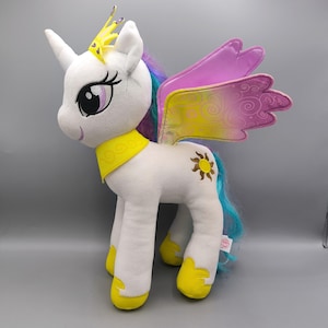 Peluche grande de la Princesa Celestia de MLP, juguete suave de My Little Pony, regalo de coleccionista