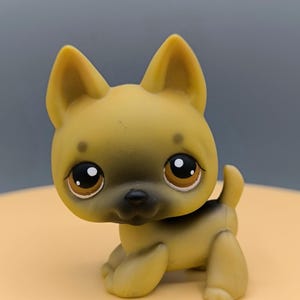 Littlest Pet Shop Schäferhund #61, Tierfigurine, LPS Hundekollektion, LPS Sammlergeschenk, Vintage Spielzeug Hasbro