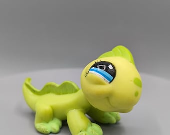 NEUF Authentique Littlest Pet Shop LPS 1865 bébé violet Komodo dragon iguane léz