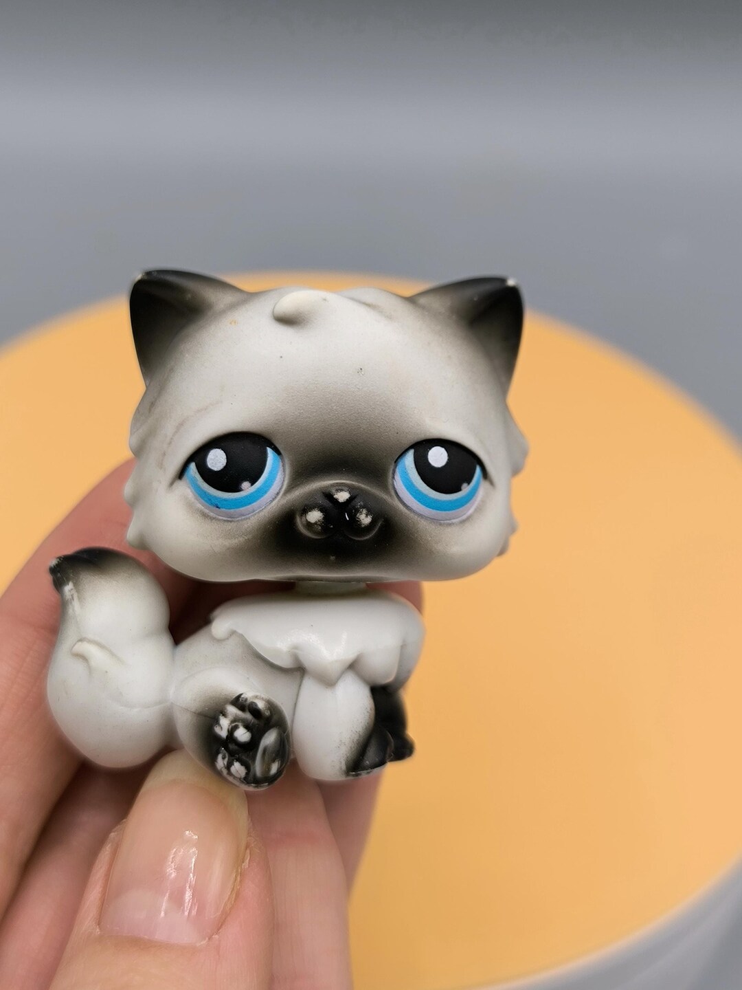 Figurine My Littlest Pet Shop LPS - Chat Persan N°2465 - Hasbro - Occasion