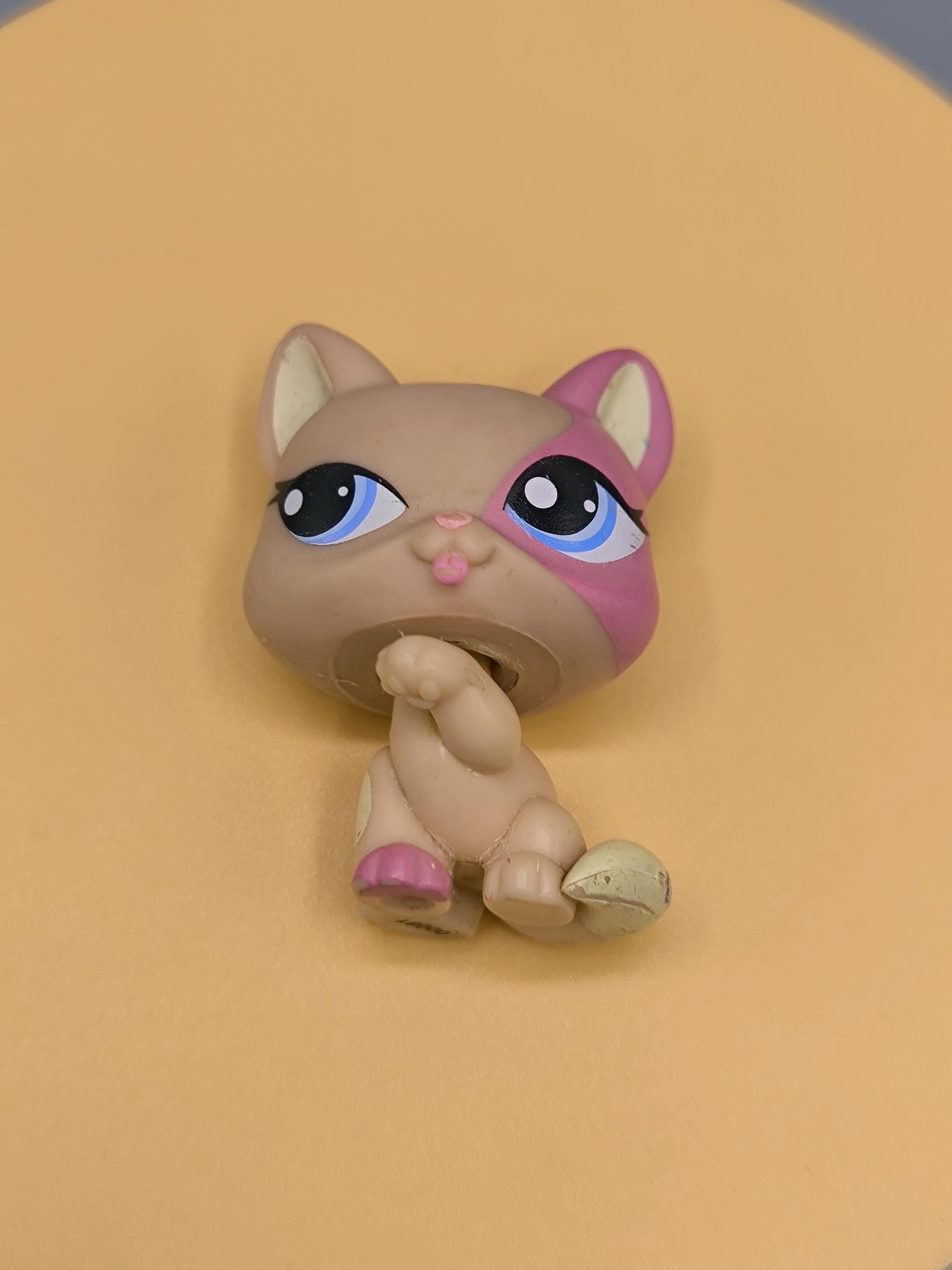 Littlest Pet Shop Cat #1402、本物のLPSフィギュア、ペット 
