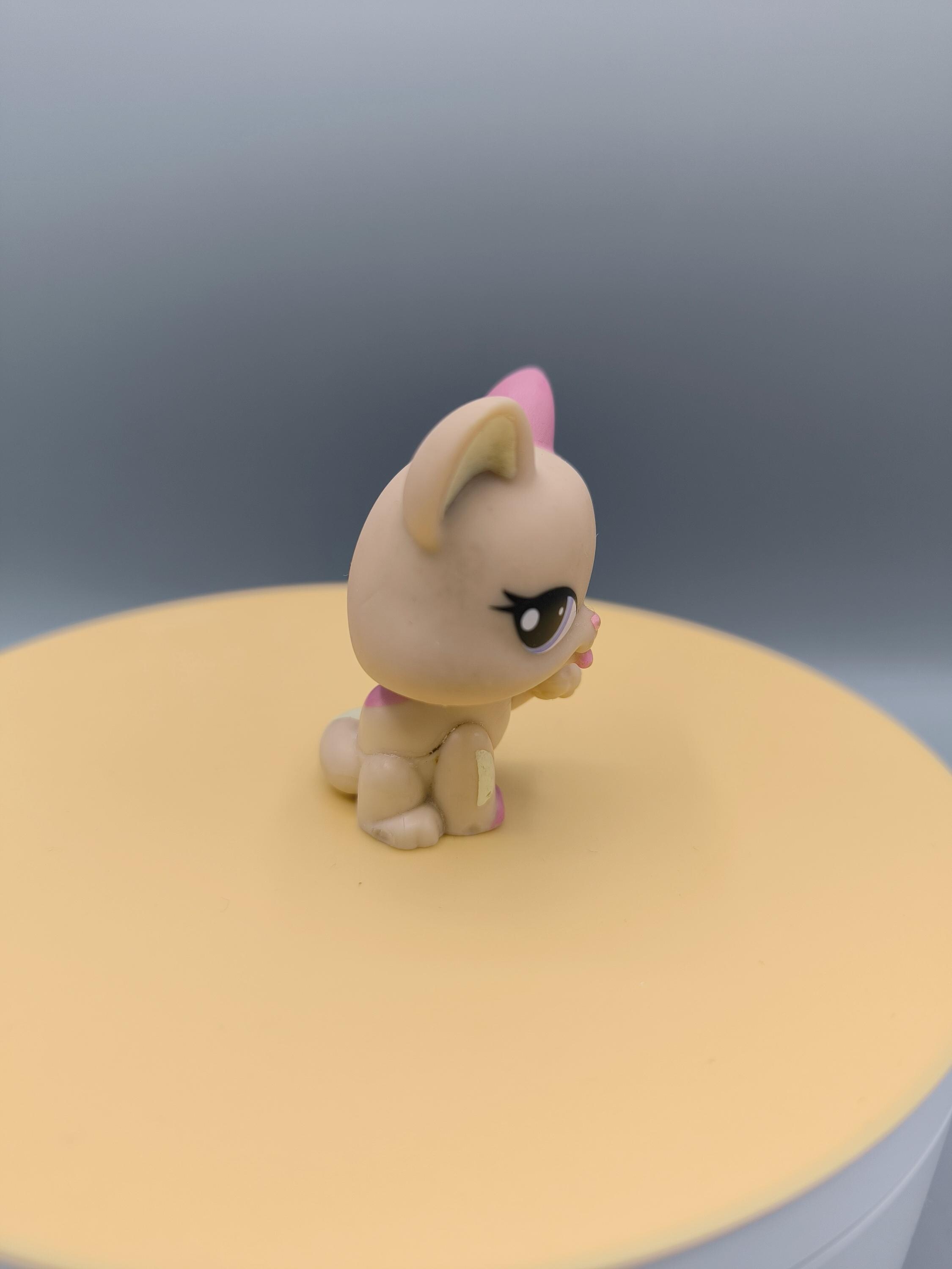 Littlest Pet Shop Cat #1402、本物のLPSフィギュア、ペット 