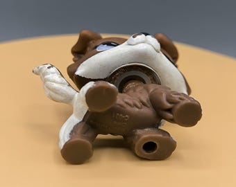 Littlest Pet Shop Collie Puzzle, Authentic Pet Figurine, Rare