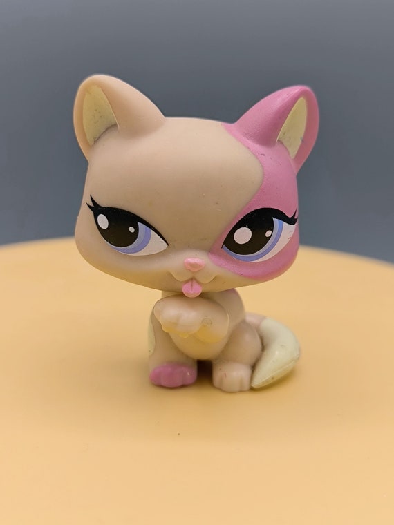 Littlest Pet Shop Cat #1402、本物のLPSフィギュア、ペット