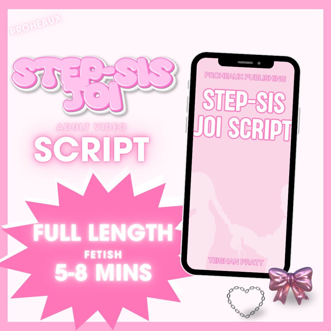 Step Sis JOI Fetish Video Script for Adult Content Creators on - Etsy