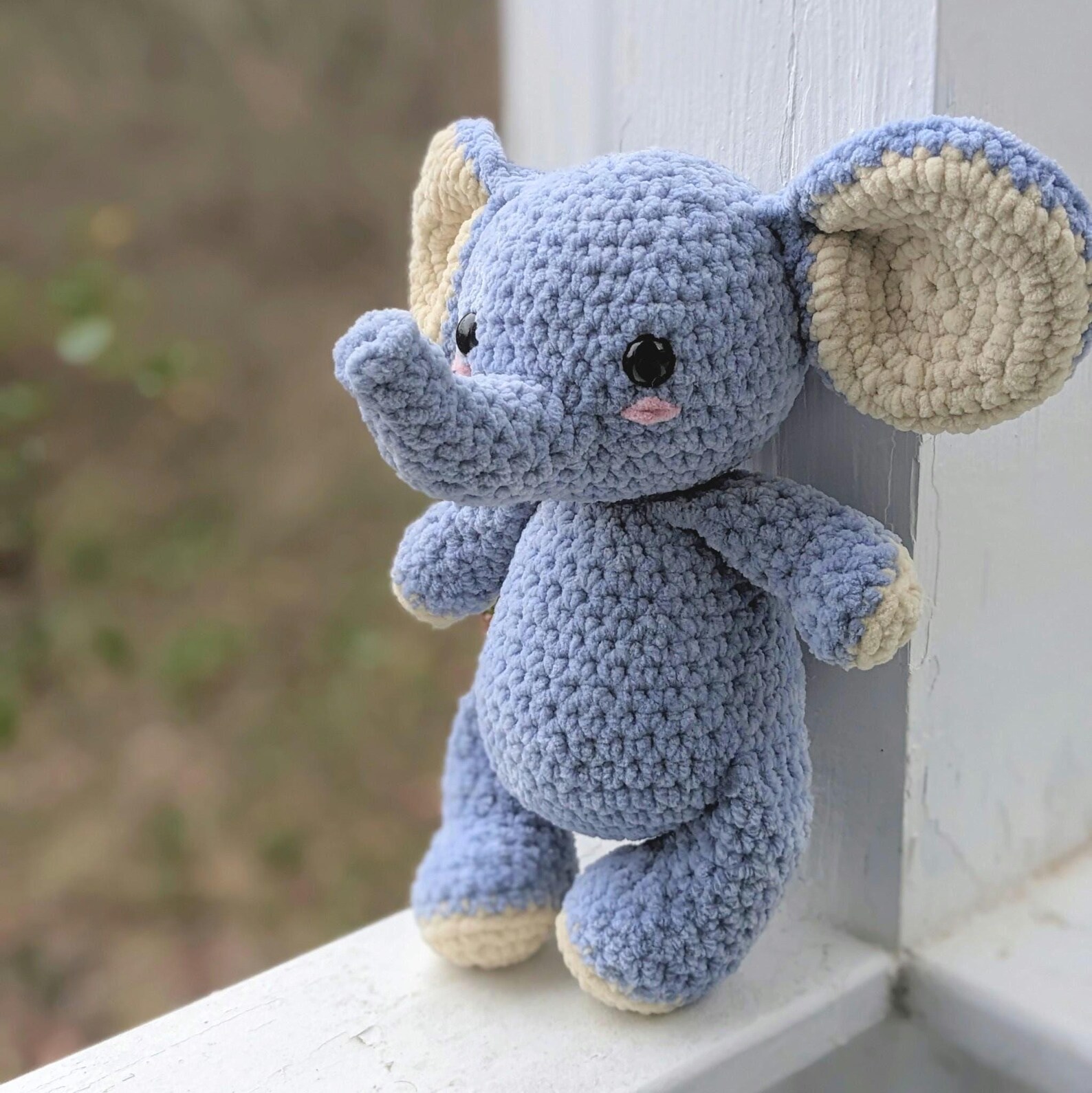 No Sew Elephant Pattern Bundle - 2 Crochet Patterns / Amigurumi Plushie ...