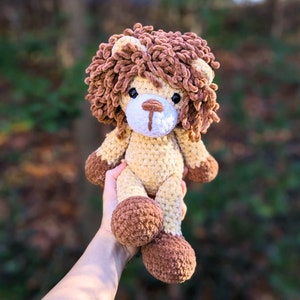 Lion Pattern Bundle - 2 Low Sew Crochet Patterns / Amigurumi PDF Files ...