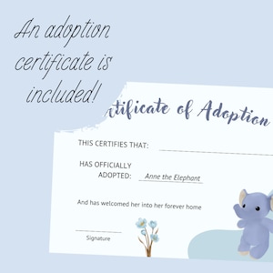 Anne the No Sew Elephant Crochet Pattern / Amigurumi Plushie PDF File ...