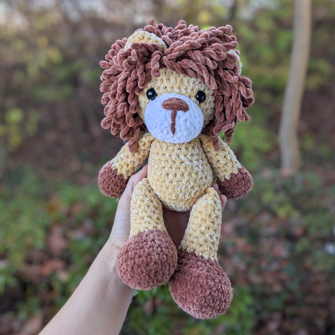 Lion Crochet Pattern / Low Sew Amigurumi Plushie PDF File - Etsy