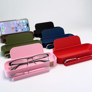 Desk Organizer Personalized Office Accessory Storage Solution for Workspace Phone Stand Eyeglass Holder Pen Storage Cable Management Desk