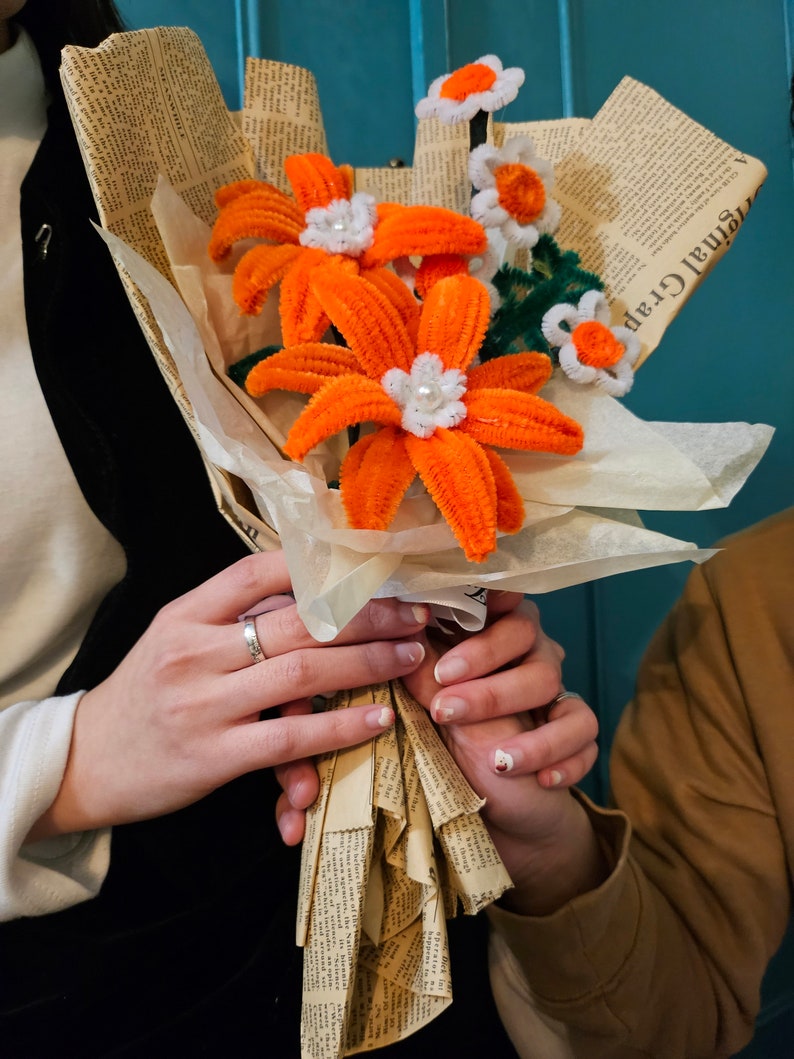 Custom Handmade Flower Bouquet Etsy