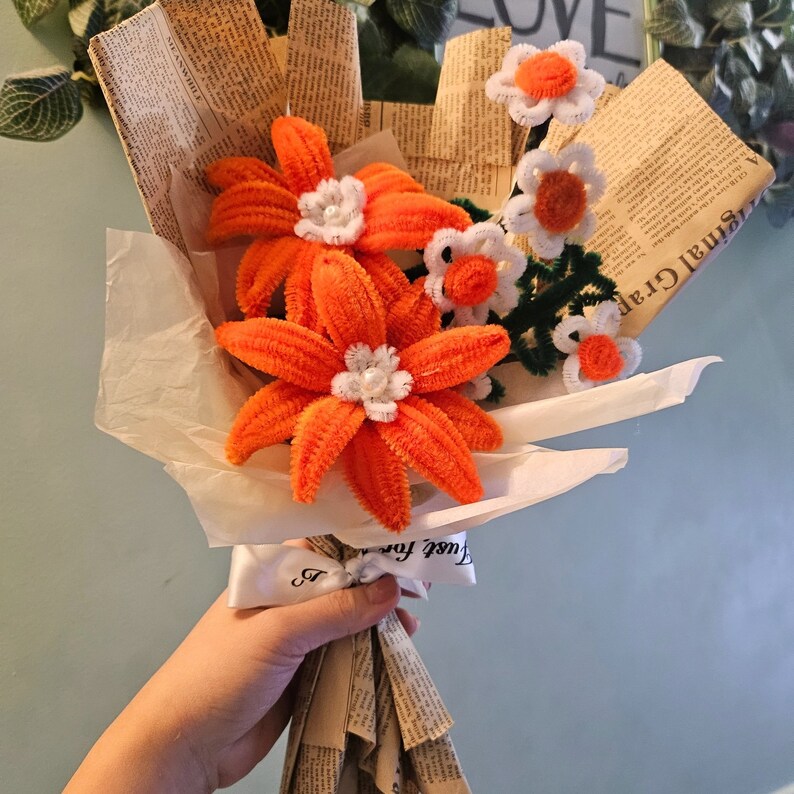 Custom Handmade Flower Bouquet Etsy