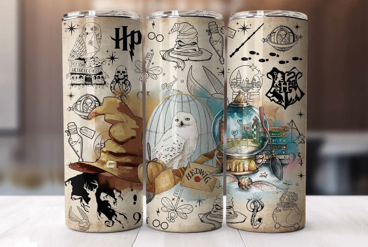 Harry Potter 40 Oz Tumbler Magic Hogwarts 40Oz Stanley Cups Wizard World  Stainless Steel Tumblers Travel Mug Gift For Book Movie Lovers - Laughinks
