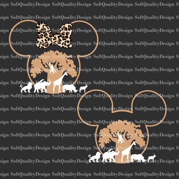 Mouse and Friend Safari Trip Png, Animal Kingdom Safari Png, Family Vacation Svg, Mouse Ears Png, Vacay Safari Mode Svg,Mouse Wild Trip Png