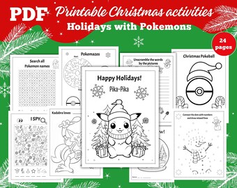 Pokemon Coloring Sheets 78 Digital PDF Coloring Pages 