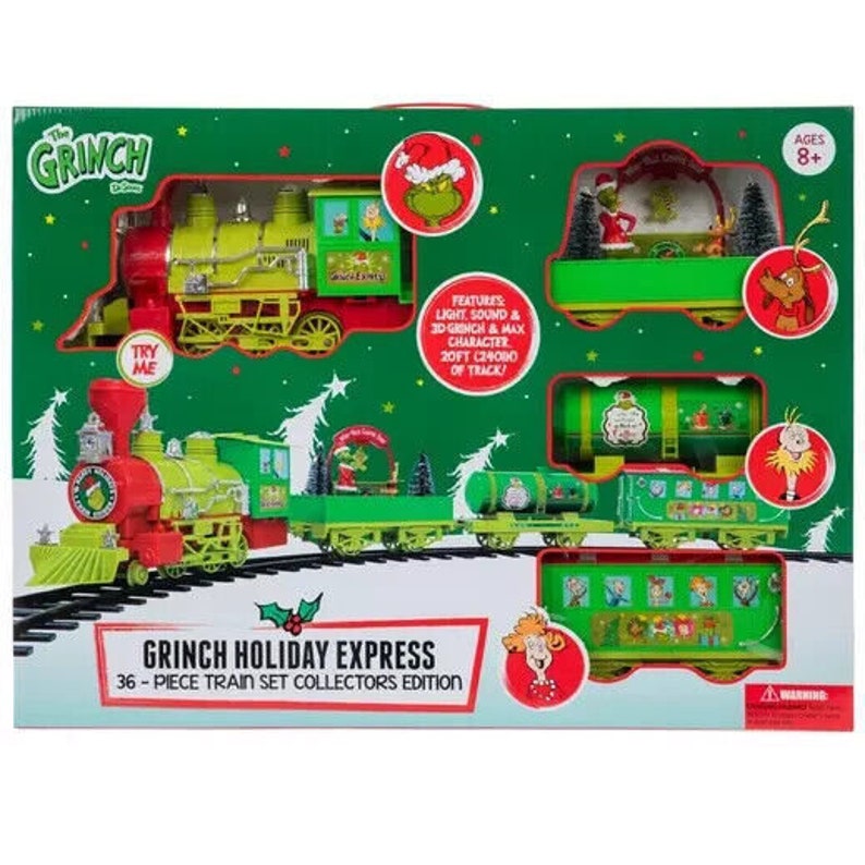 Grinch Holiday Express Train Set COLLECTOR EDITION 2023 Etsy
