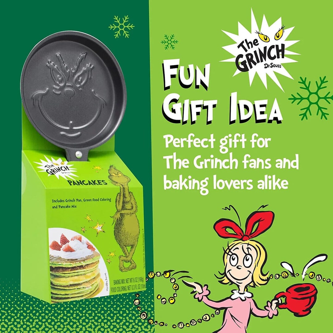 GRINCH Pancake Pan With Green Pancake Mix Etsy