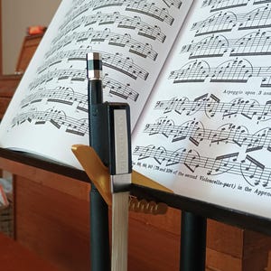 Customizable Orchestra Bow Hook for music stand musician present gift string player violin viola cello bass student 3d printed image 7