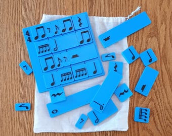 Music Rhythm Tile game piano practice tool elementary classroom learning teacher gift preschool Montessori