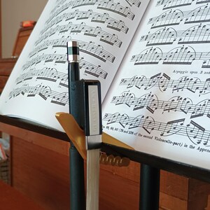 Customizable Orchestra Bow Hook for music stand musician present gift string player violin viola cello bass student 3d printed image 10