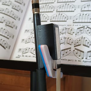 Customizable Orchestra Bow Hook for music stand musician present gift string player violin viola cello bass student 3d printed image 6