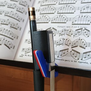 Customizable Orchestra Bow Hook for music stand musician present gift string player violin viola cello bass student 3d printed image 8