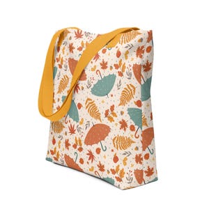 Rainy Autumn Days Tote Bag