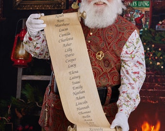 Regal Santa Nice List Scrolls