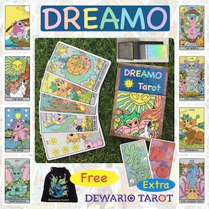 Dragon tarot deck, unieke tarotkaarten, 78 tarotkaarten, custom design, Indies tarot deck, draak