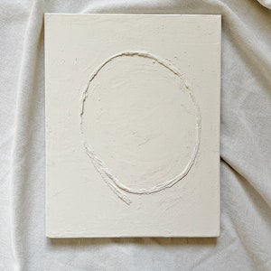 FORGIVENESS.Minimal Textured Wall Art, Plaster Art, Painting, Sculptural Wall Art, 3D Wall Art, Japandi Canvas Art.