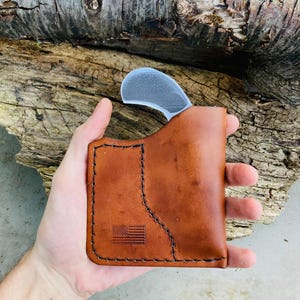North American Arms Sentinel 22 Mag Fine Leather Pocket Holster