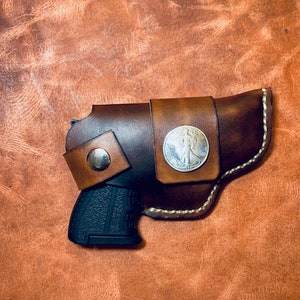 Ruger LCP lederen aandrijfholster Zilver