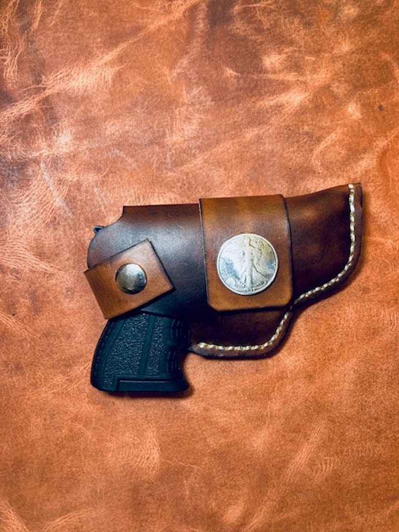 Ruger LCP lederen aandrijfholster Zilver