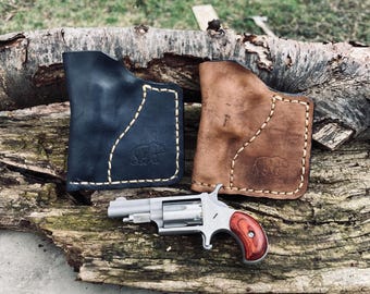 Coldre de bolso grosso moldado a úmido para mini revólver NAA 22LR de 1-5/8"