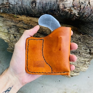 North American Arms Pug 22 Mag Fine Leather Pocket Holster