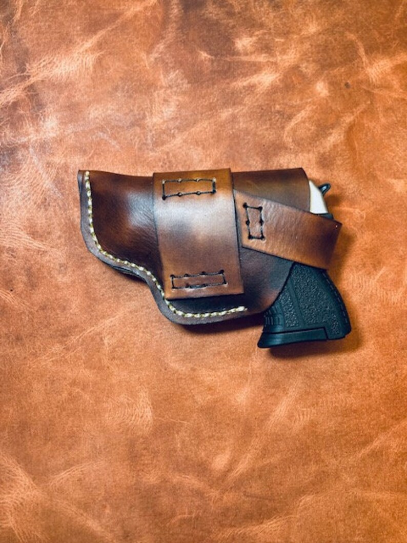Ruger LCP lederen aandrijfholster afbeelding 9