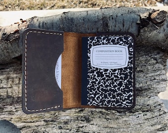Handmade Fine Leather Pocket Book/Pocket Journal