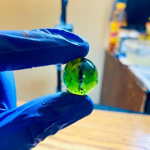AA Gem Quality NEPHRITE JADE Round Cut Cabochon #36.5 Carat With Display Case