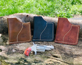 Coldre de bolso para mini revólver North American Arms 22LR, cano de 1 5/8"