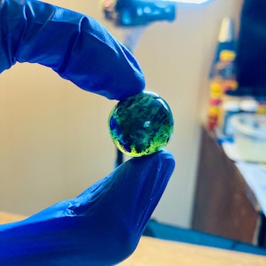 AA Gem Quality NEPHRITE JADE Round Cut Cabochon #42.5 Carat With Display Case