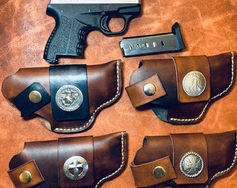 Ruger LCP Leather Driving Holster