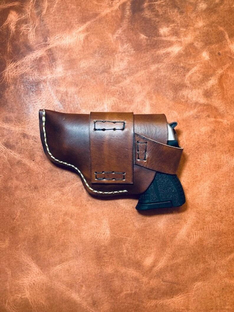 Ruger LCP lederen aandrijfholster afbeelding 7