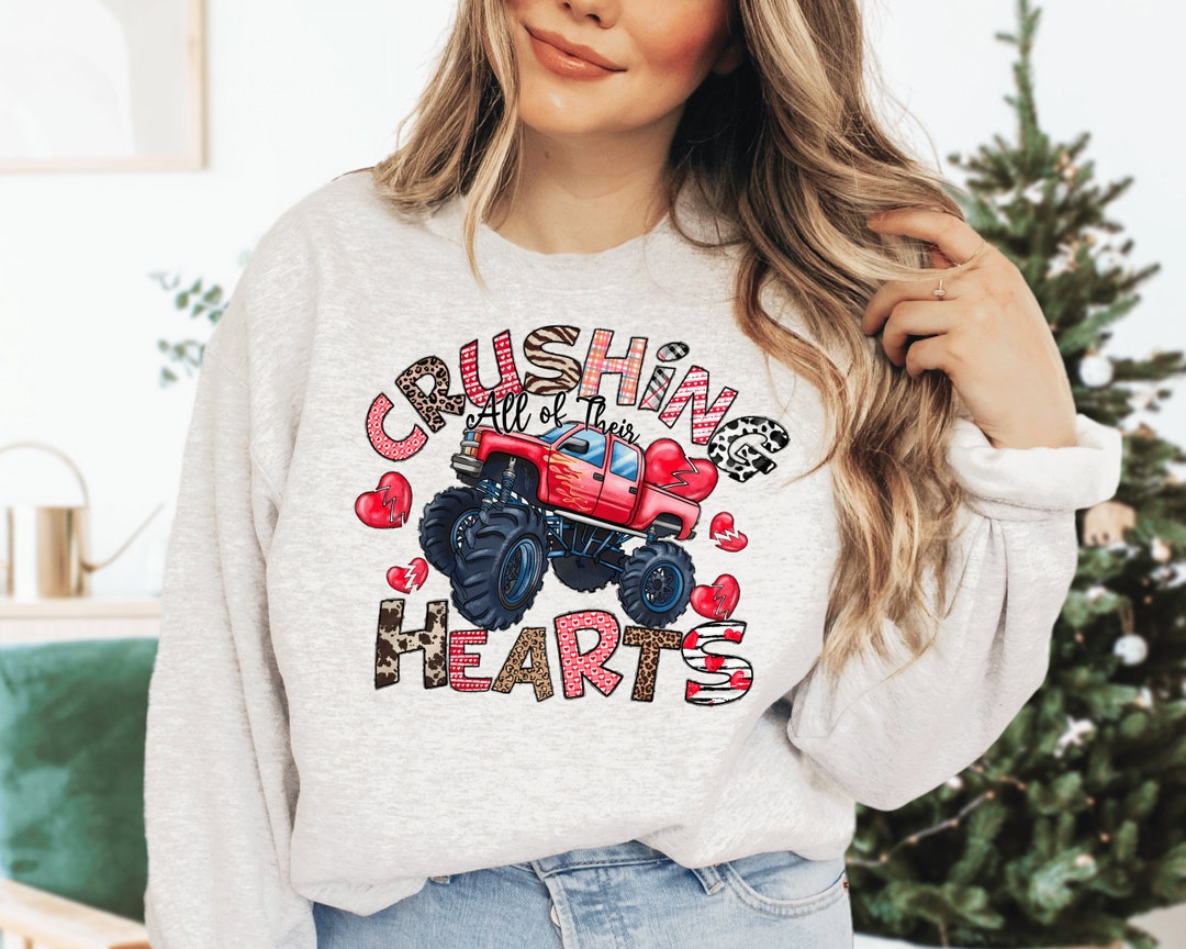 Crushing Hearts,love,gift for Her,cute Couple Shirt,couple Matching