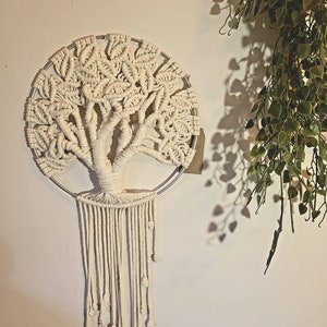 Macrame Tree of Life | Macrame Boho Aesthetic | Handmade Home Decor | Natural Wall Art | Gift For Mom